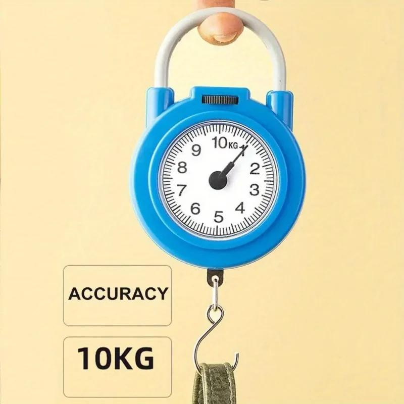Handheld Hanging Scale High Precision Portable Hanging Digital Scale for Travel Fishing Outdoor Work 10kg Capacity Mechanical