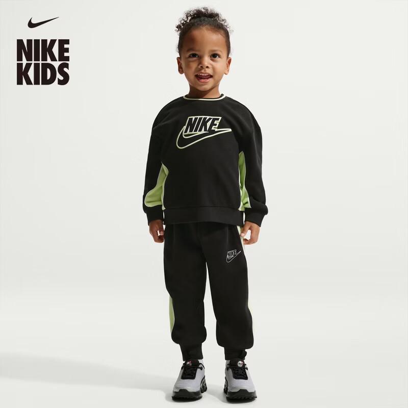 Nike Infant Boys  French Terry Colorblock Crewneck Top & Pants Set 4T