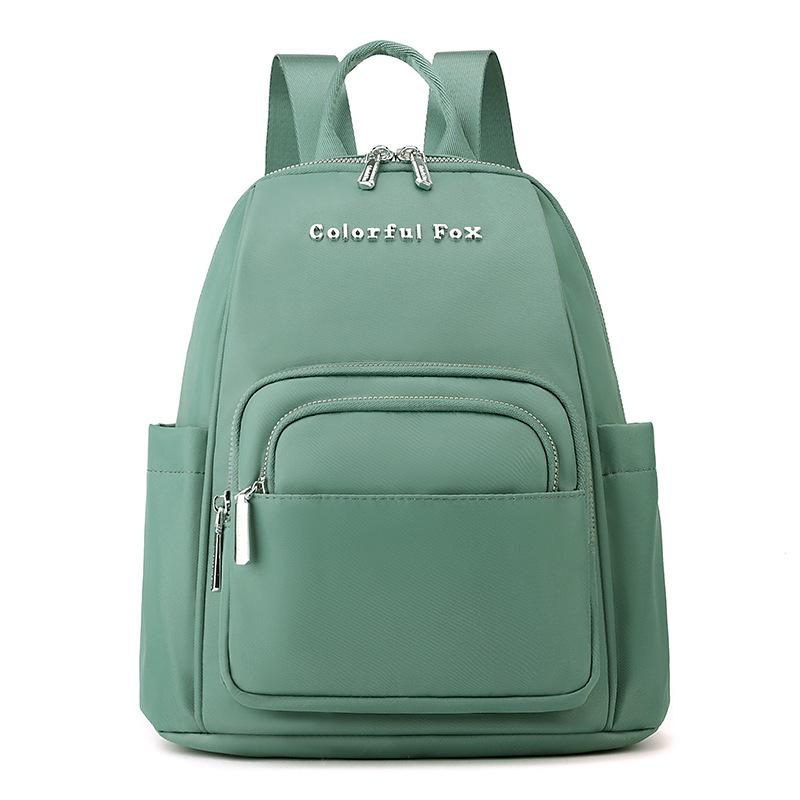 

Colorful Fox new Korean version backpack women s fashion trend multi-layer backpack large-capacity travel bag