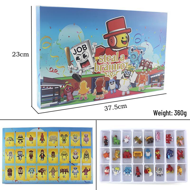 Brain Rot Game Ornaments: 24 Model Doll Set (220g)