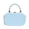 Korean Version of the New Wavy Box Bag, Cosmetic Bag, Styling Small Bag, Women's Bag, Crossbody Shoulder Bag, Handbag.