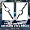 Carbon Fiber Emblem Frame Trim for Abarth 595/695 (2012-2023)