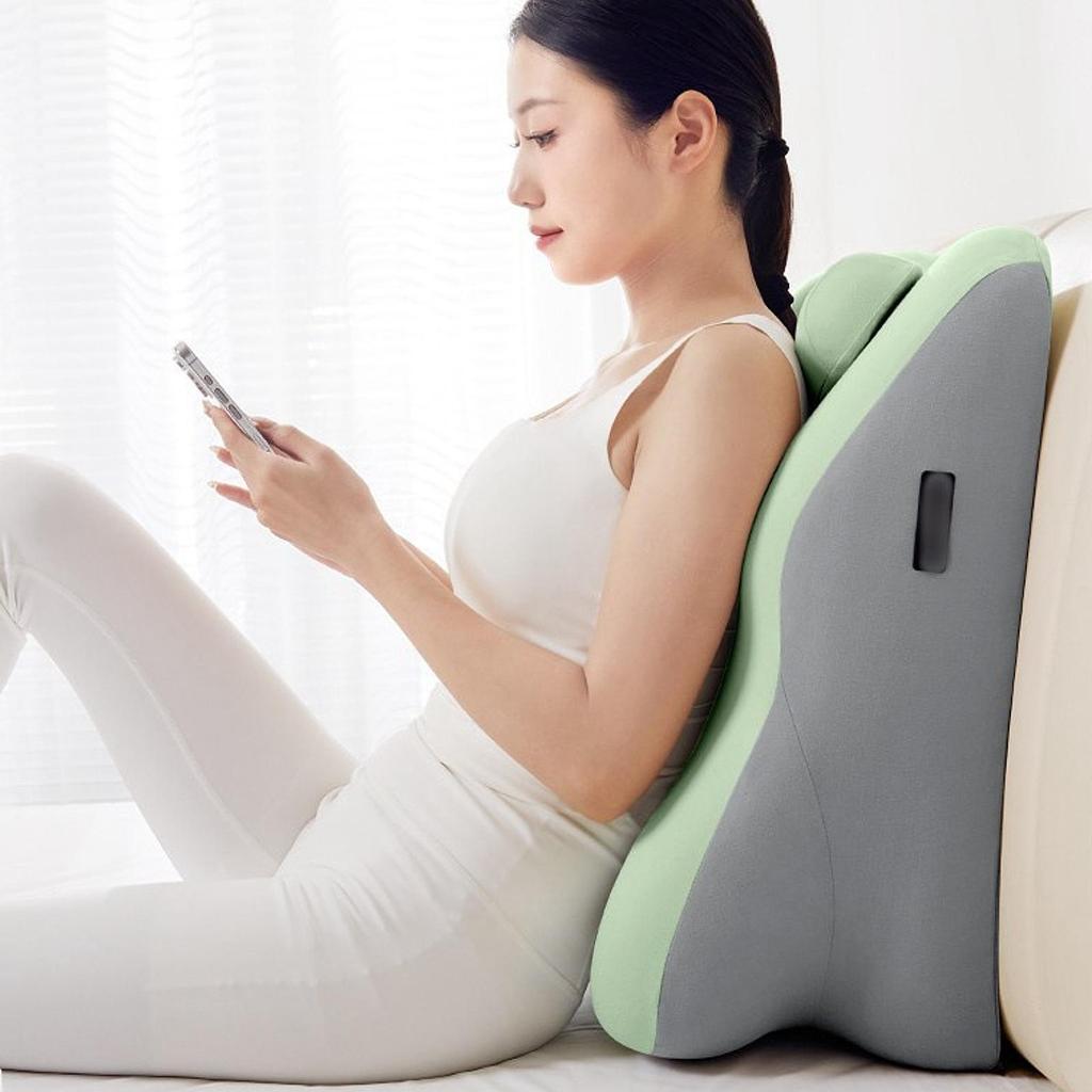 Ergonomic Wedge Pillow Memory Foam Cushion Backrest for Adults Sofa Bed Posture and Support
