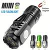 Mini COB LED Flashlight with Clip Magnetic Tail USB Rechargeable Portable Emergency Pocket Torch for Camping Car Repair Outdoor