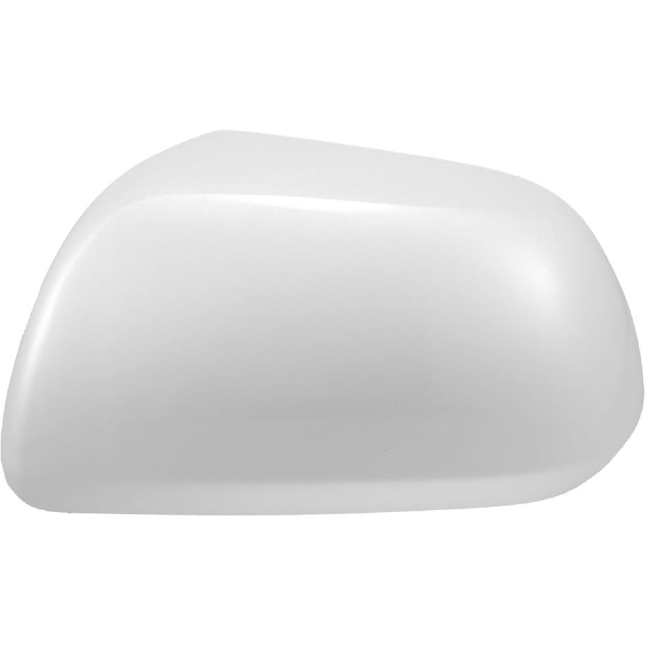 Motoforti Left Side Mirror Cover Cap, Rearview Mirror Cover Cap, for Toyota Highlander 2009-2014, ABS, Silver Tone белый