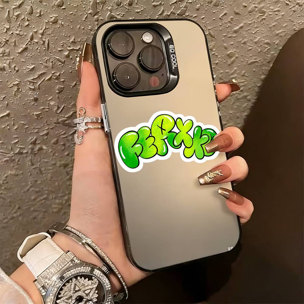 Singer Feid Ferxxo SlXDO Phone Case For iPhone 17,16,15,14,13,12,11 Plus,Pro Max,XS,Colorful Silver Black Cover