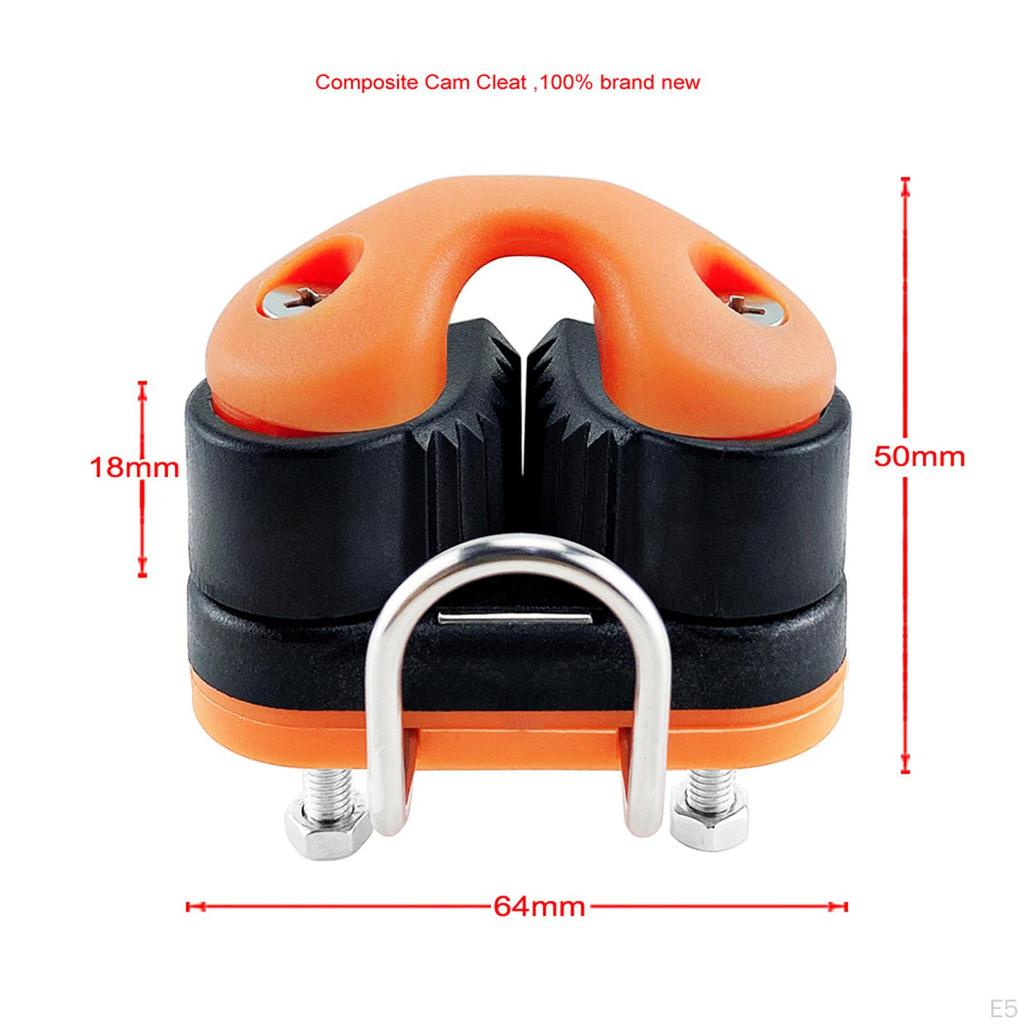 Klemmklampe aus Edelstahl 316 in Marinequalität, Größen 3–12 mm, Bruchlast: 1500 kg