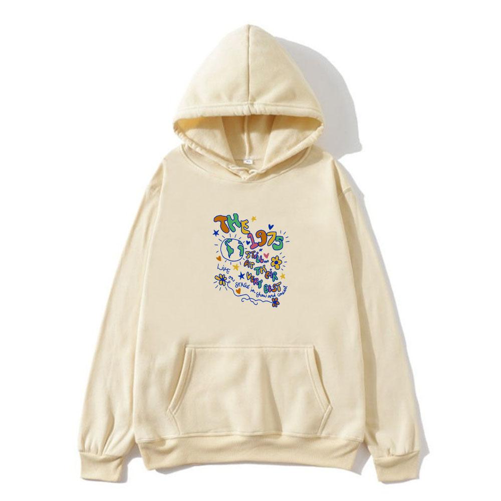 The 1975 Hoodies for Winter Hooded with Pocket Sweatshirt Funko Pop Fashion Grunge Printing Clothing Sudaderas