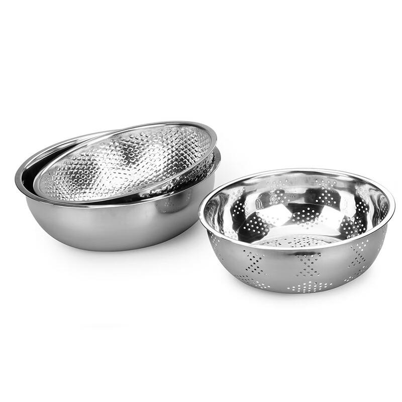 SHALL Stainless Steel Kitchen Bowl Set