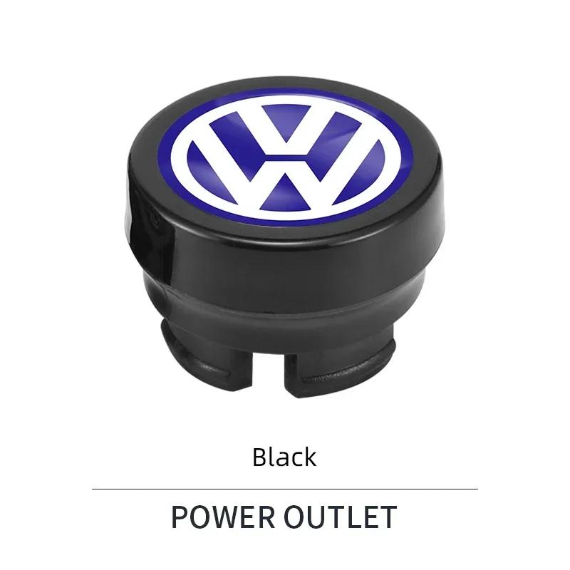 Car Cigarette Lighter Dust Cover Dustproof Decoration Cap For Volkswagen VW Golf R Polo Tiguan Passat B6 Rline Touran CADDY GTI