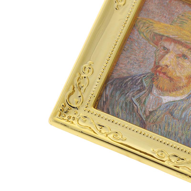 Dollhouse Miniature 1:12 Mini Decorative Accessories Antique Frame Oil Painting