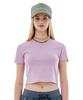 Leoninghai Cursive Logo H/S Slim Crop Top [Violet Pink]