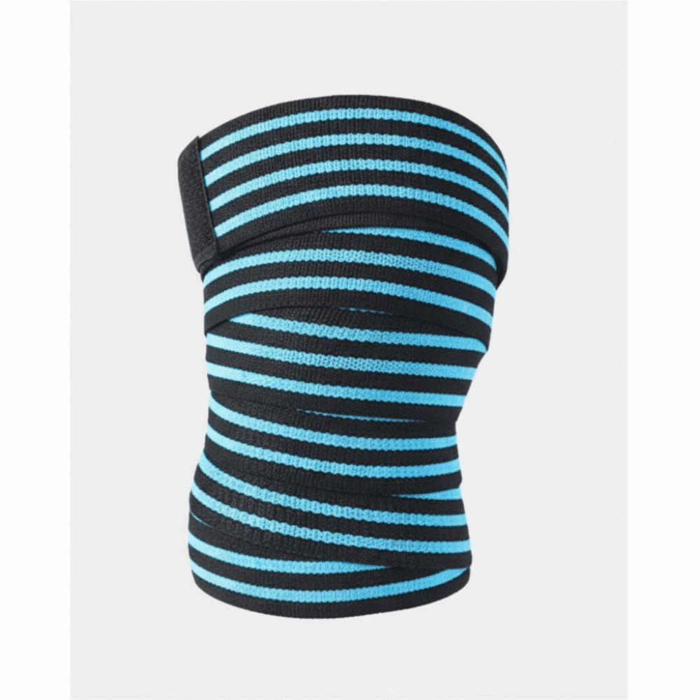 Elastic Knee Wraps Compression Straps 180*8CM Knee Bandages Sports Safety Professional Squats Training Knee Braces