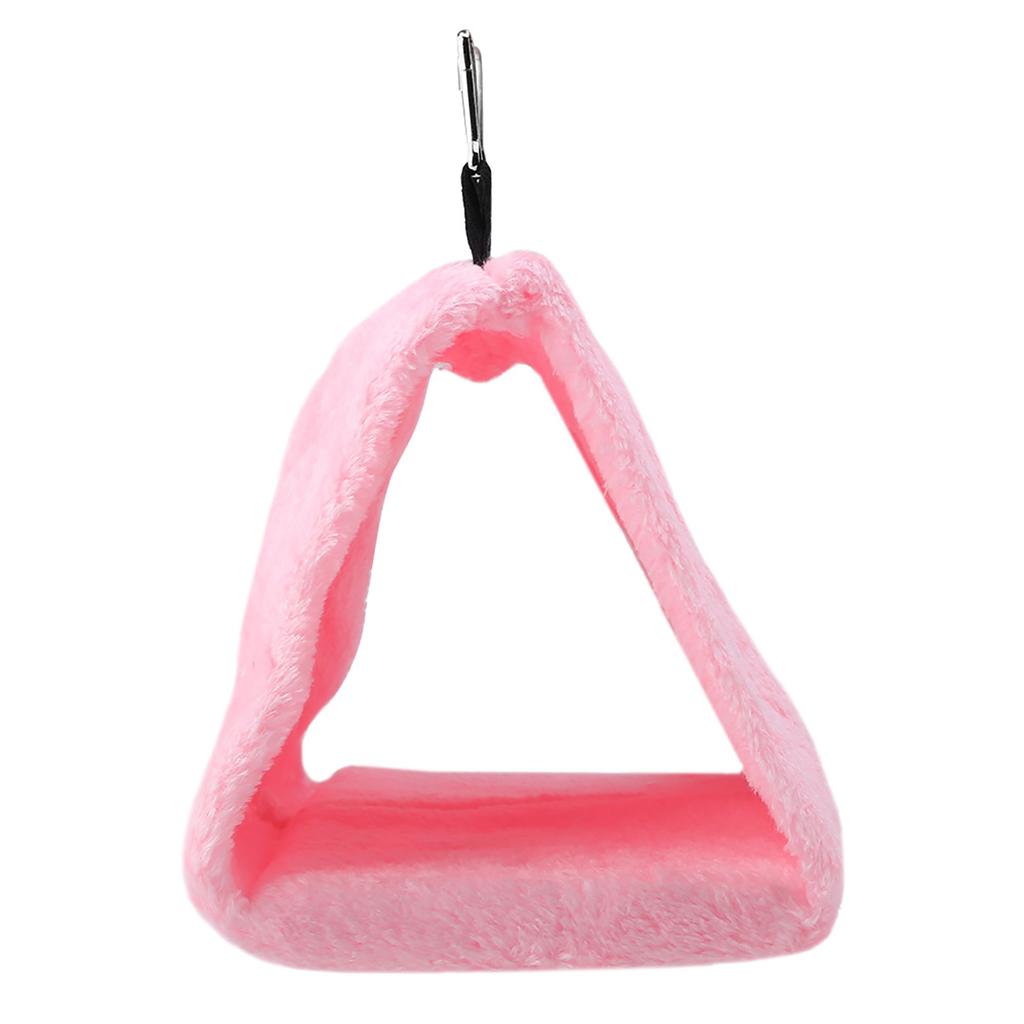 Bird Hammock Bird Hanging Tent Winter Warm Bed Pet  Soft Plush Hammock Hanging Cage Tent S/M Nice And Warm for Birds Parrot
