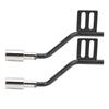 1 Pair Exhaust Pipe Accessories Metal Rc Car Simulation Decoration For Scx10 For  Trx4 1/10 Rc Car