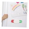 Happyyami Dishwasher Clean Dirty Magnetic Sign Magnet Indicator Made of ABS Material Acrylic White Cleaning Goods Convenient for Home and Kitchen Use