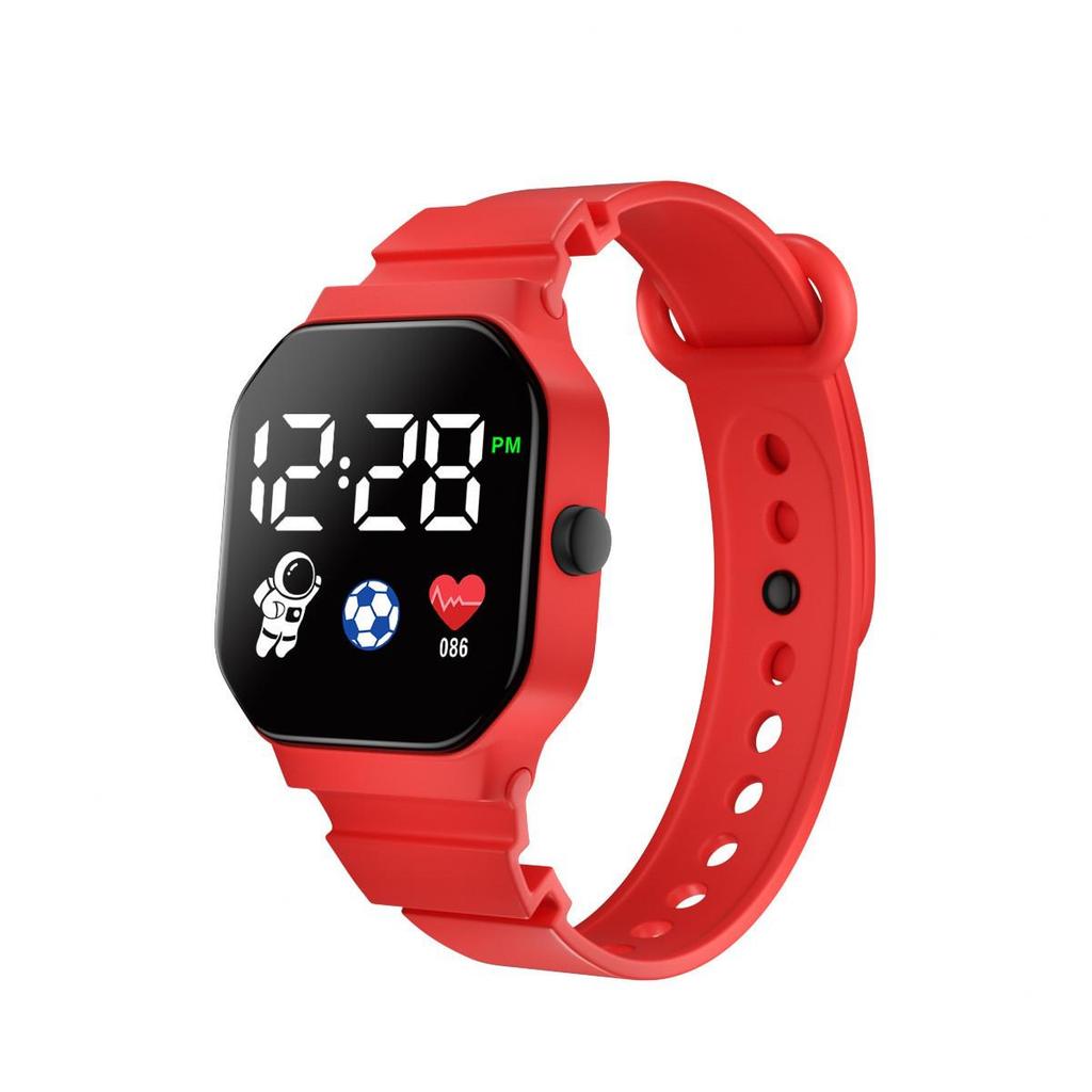 Premium C3 Student LED Sport Watch - Large Dial Unisex with Earth Time Button