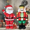 Large Standing Santa Claus Snowman Balloons Christmas Foil Balloon Decoration for Home 2025 New Year Party Supplies Kids Gift