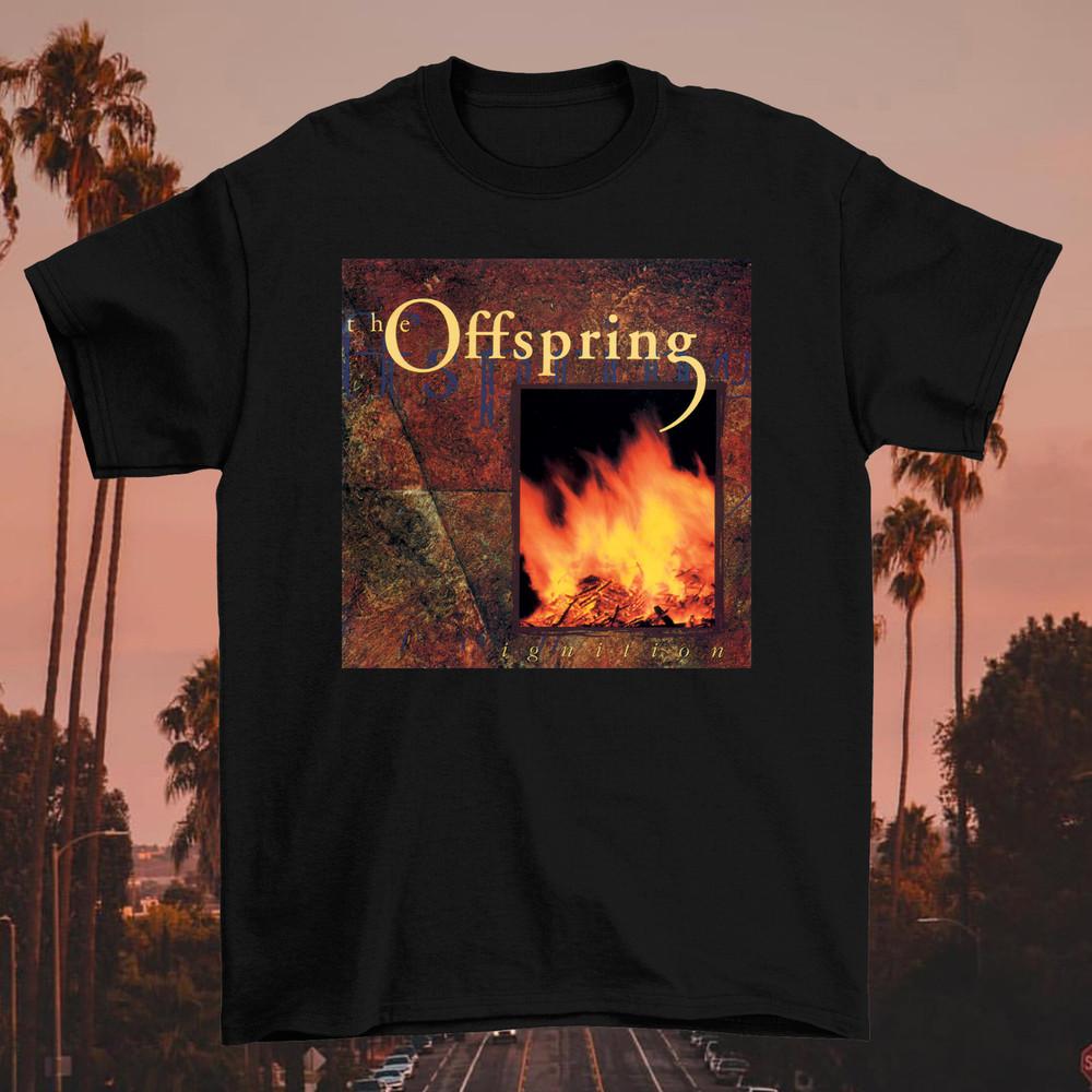 Футболка унисекс The Offspring Ignition Album Хлопок Черный Унисекс S-234XL Футболка унисекс XL