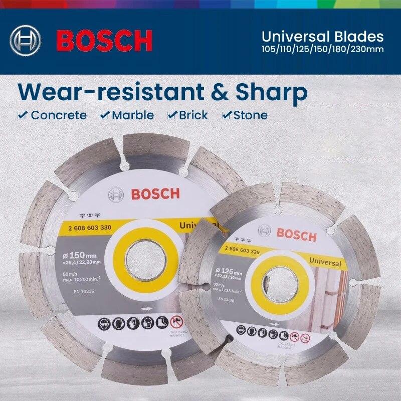 Bosch Universal Cutting Disc Grinding Wheels 105-230mm Diameter Marble Saw Universal Saw Blade For Marble Concrete Stone Granite