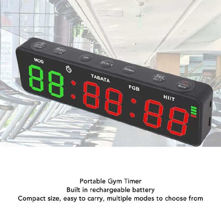 Cronometri Portatili in Plastica ABS Con Preimpostazioni Uniche Display a LED Dispositivo di Cronometraggio Per Esercizio Fisico e Cottura