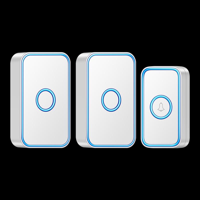 Smart Wireless Ultra-Distance Doorbell with Remote for Home and Elderly White CN