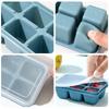 6 Grid Reusable Ice Cube Molds Easy To Take Off Ice Tray Refrigerator Icebox for Summer Juice Drinks Wine Cocktails Whiskey