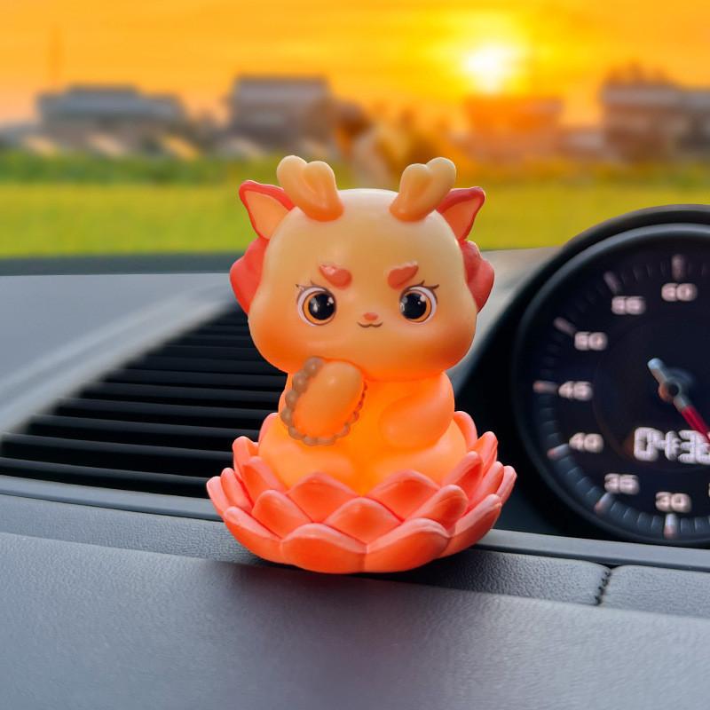 

Adorable Dragon Year Good Luck Car Dashboard Ornament Charming Office Desk Decoration Gift
