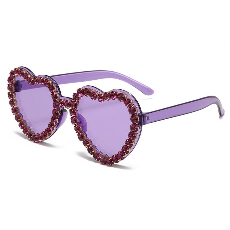 Fashion Heart Shaped Sunglasses For Women Men With Pc Frame Autumn