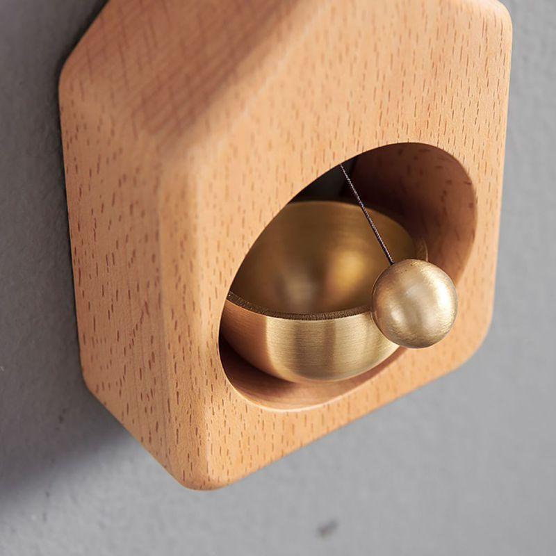 Wooden Entrance Doorbell Decorative Creative Wood Doorbell Wind Chime Shopkeepers Bell
