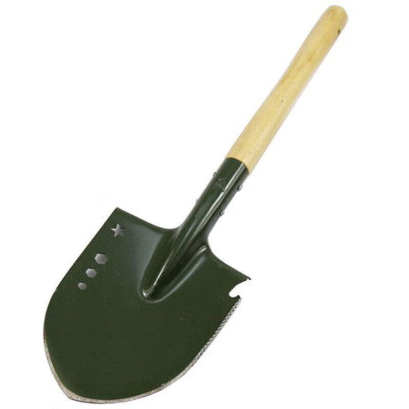 Shuangan Serrated Engineer Shovel with Wooden Handle