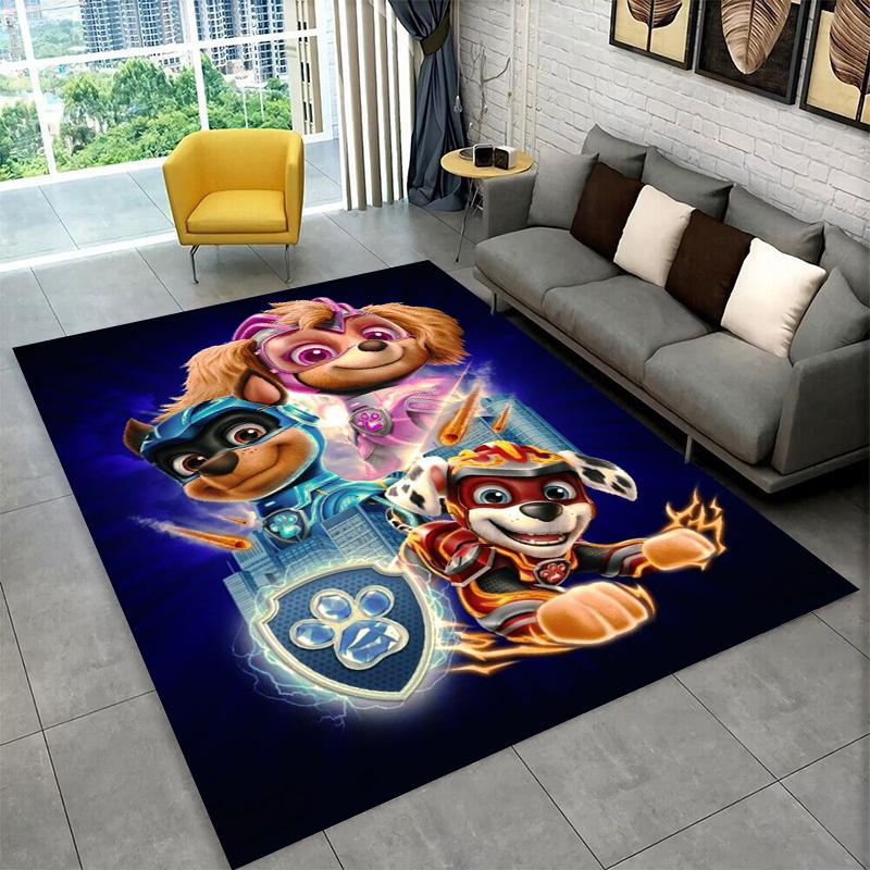 

Cartoon P-Patrol Cute Dog Carpet Rug for Playroom Bedroom Living Room Sofa Home Decor,kid Game Area Rug Non-slip Floor Mat 40x60cm