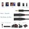 Ipovoq XLR To 3.5mm Cable, 3.5mm Stereo Mini XLR Male To 2 XLR Stereo Converter, 1M, 3.5mm To 3.5mm Cable, 3-Pin XLR To 3.5mm Male To 2-Pin XLR