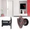 Wide Angle Home Security Hole Viewer 180 Degree Cat's Eye Doorbell Security Door Peep Sight Hole