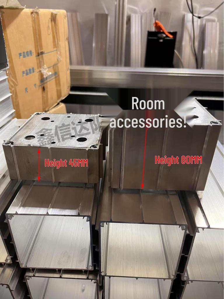 Sunroom Quick-Install Aluminum Alloy Square Tube Connector for Awnings