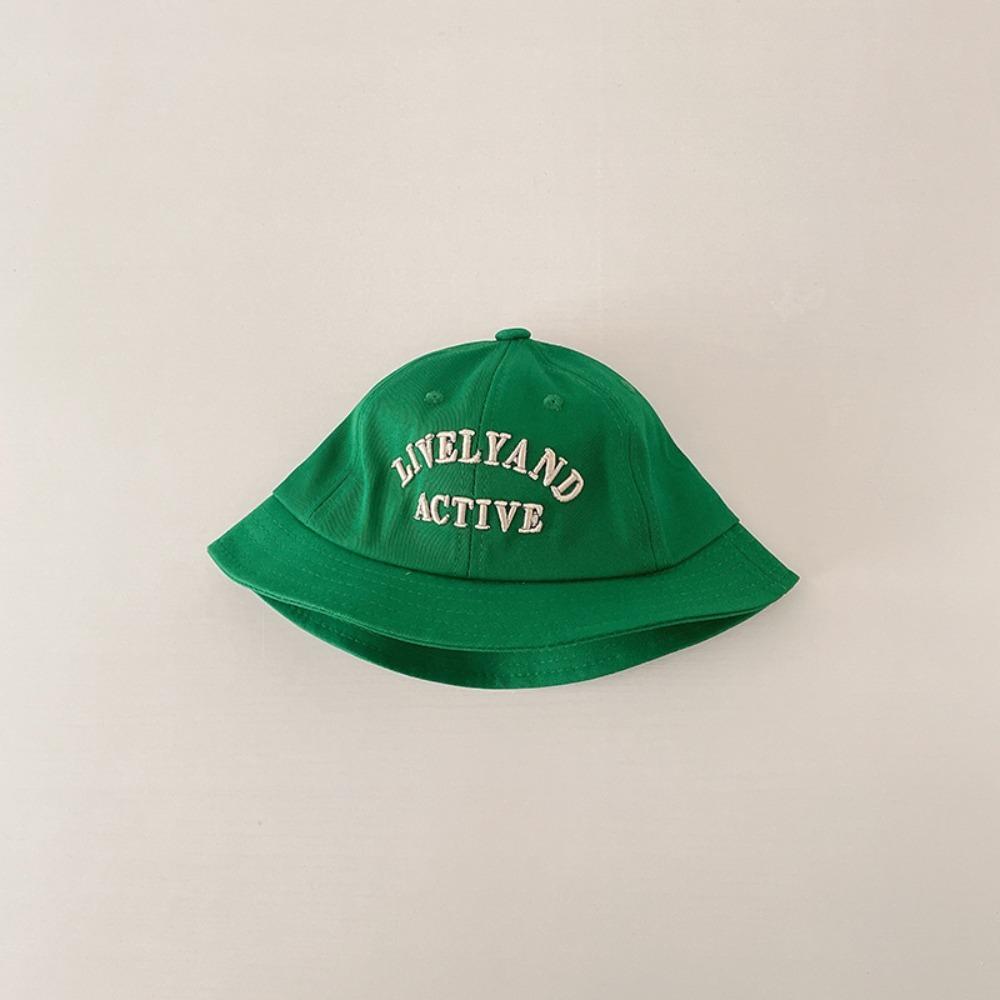 

Однотонна рибальська кепка, дихаюча літня пляжна кепка, повсякденний капелюх-відро, дитячий зелений
