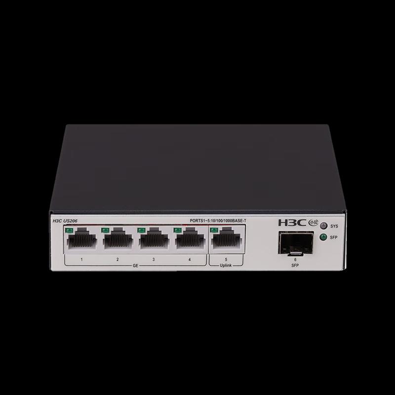 H3C US206 6-Port Managed Gigabit Ethernet Switch