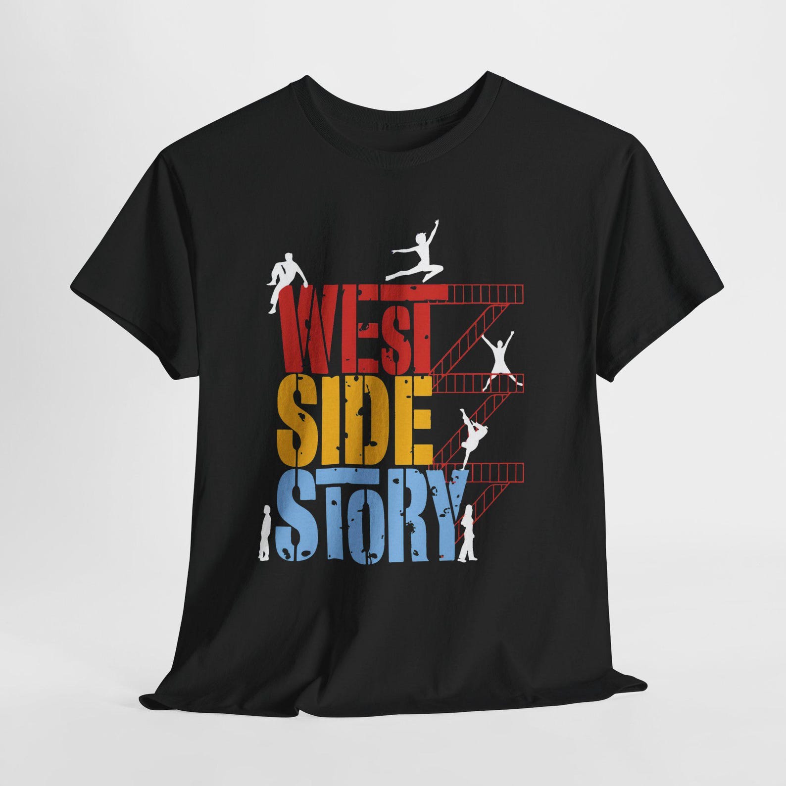 West Side Story Broadway Musical Show Television Movie Navy Black Tees T-Shirt Size S-5XL 4XL