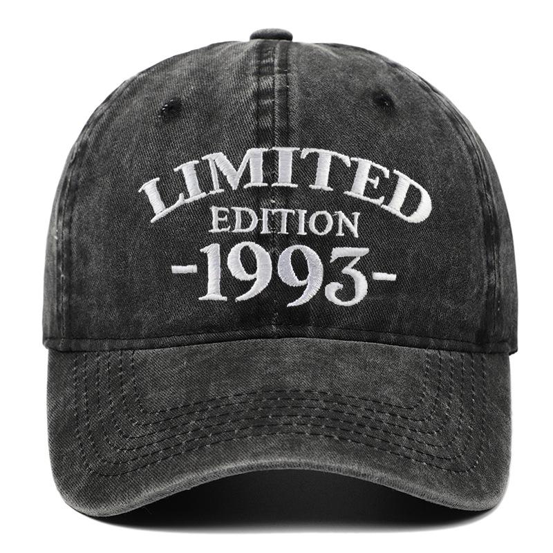 Vintage Birthday Baseball Cap (1990-1997) - Washable Distressed Hat for Men and Women