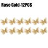 Hollow Butterfly Napkin Ring Metal Buckle Simple Nordic Style DIY Dinner Table Ornament For Wedding Dinner Party Celebration