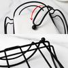 Modern Napkin Holder For Table With Weighted Arm, Square Metal Flat Napkin Holder Farmhouse Napkin Box Rustic Napkin Tray