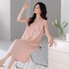 Pajamas Women's Summer Cotton Short Sleeve Long Pajamas Thin Summer Sleeveless Vest Summer Women's Loungewear Skirt
