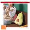 Kawaii Avocado Banana Carrot Mushroom Large Plush Pillow, Soft Stuffed Fruit Vegetable Plushie Toy Gift