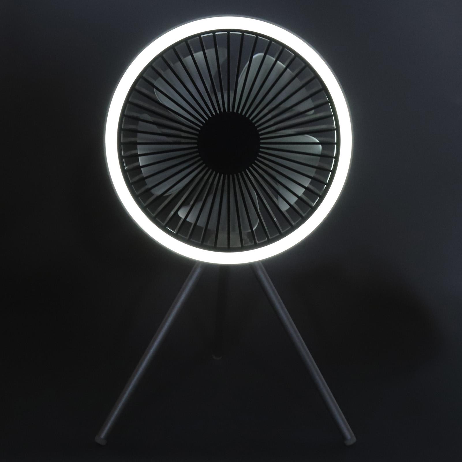 Portable Camping Fan 3     Timing Function USB Charging Outdoor Portable Fan with Detachable Tripod