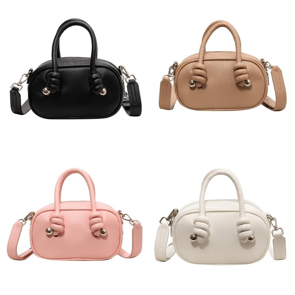 High-end Shell-shaped 2024 New Small Pu Leather Handbag With Urban Minimalist Style
