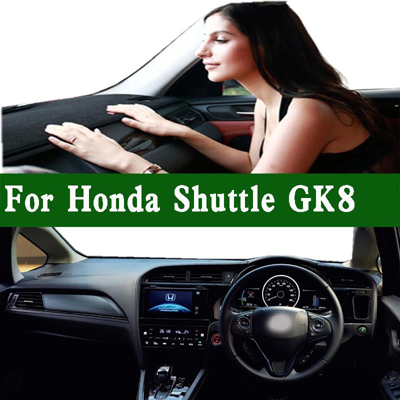 For Honda Shuttle GK8 GK9 GP7 GP8 2015- Dashmat Dashboard Cover Trument Panel Sunscreen Protective Pad Anti-Dirt Dash Mat