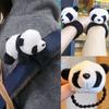 Cute Girls Panda Shape Slap Bracelet Headband Hair Rope Plush Hair Tie Elastic Hair Rope for Girls Cartoon Hair Styling
