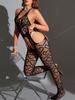 Romance Open Crotch Fishnet Bodysuit Women Sexy Lingerie Porn Garters Bodystockings Lace Underwear Erotic Outfits Sexy Set New