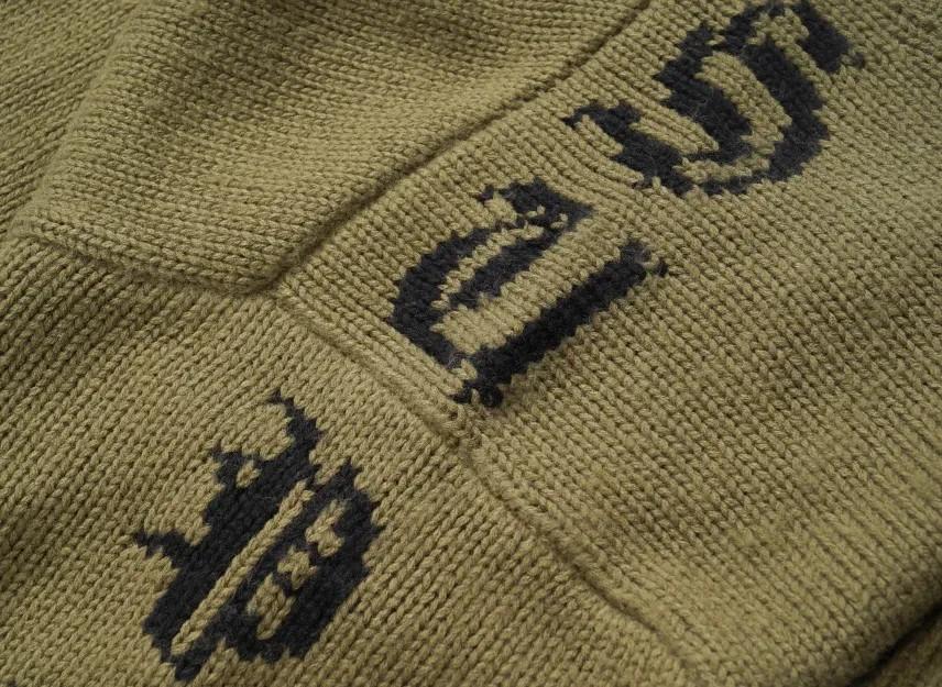 Supreme Old English Sleeves Sweater "Olive"