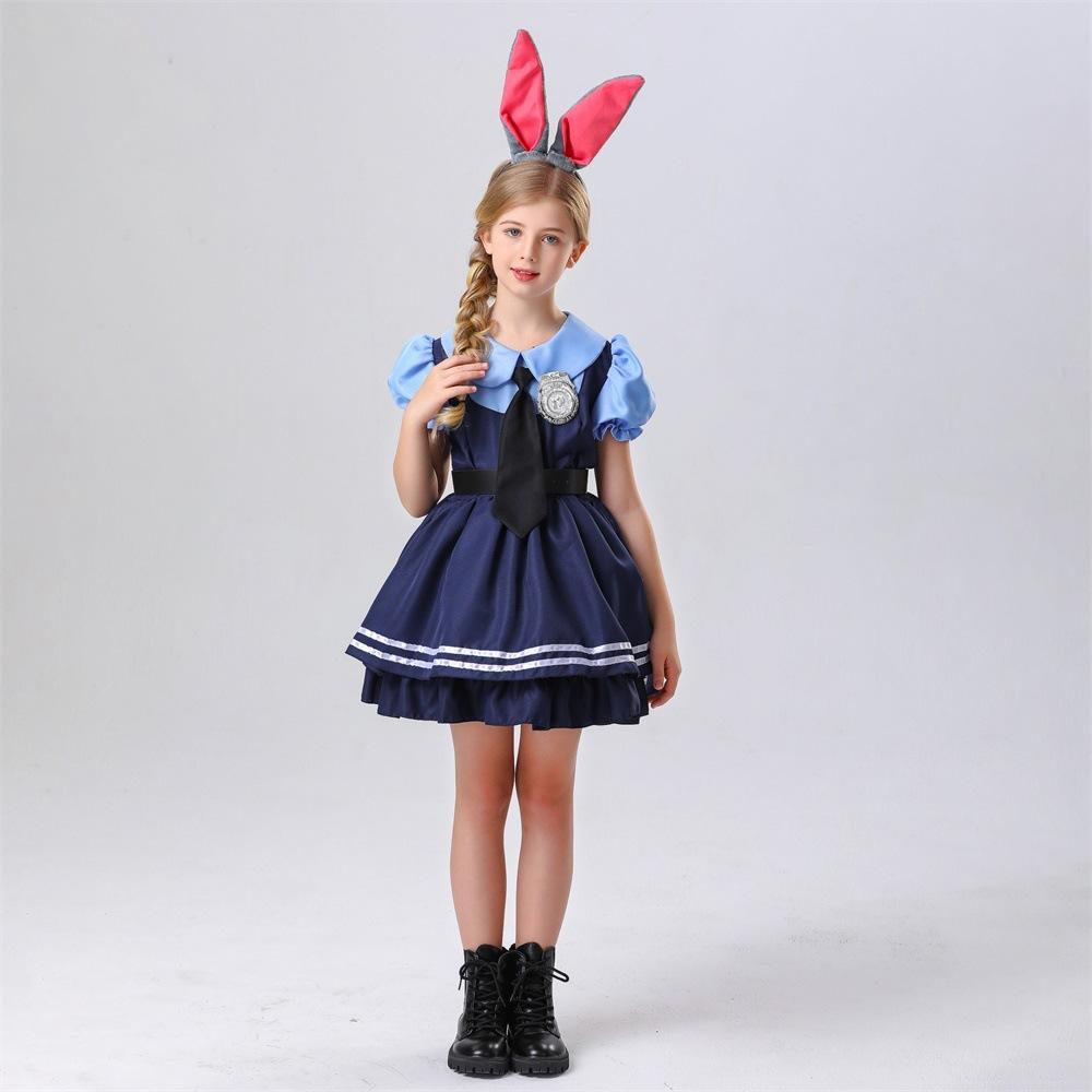 The new cos clothes are real shots of crazy animal city cos judy judy rabbit cos full set of anthropomorphic clothes